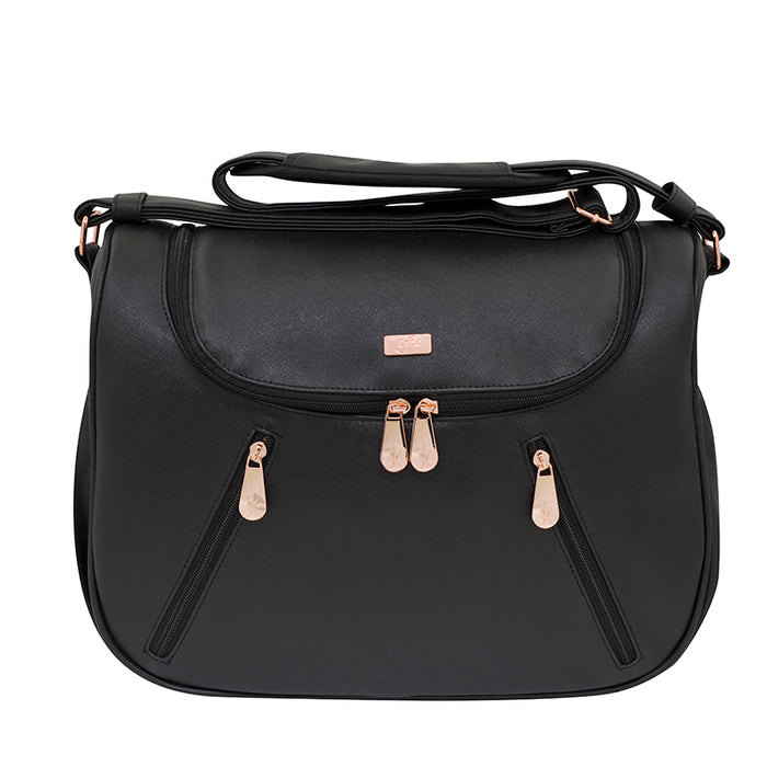Zoe Vegan Leather in Black