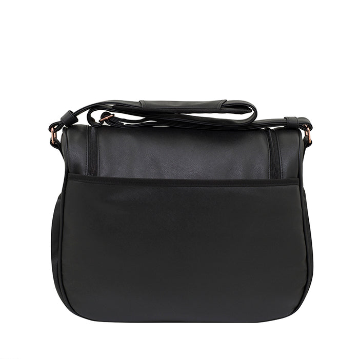Zoe Vegan Leather in Black