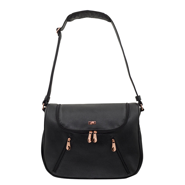 Zoe Vegan Leather in Black