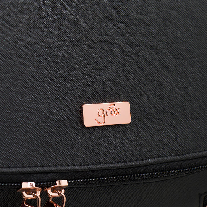 Zoe Vegan Leather in Black