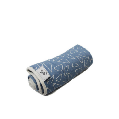 Birds Attraction Dusty Blue Single Stretch Swaddling Wraps