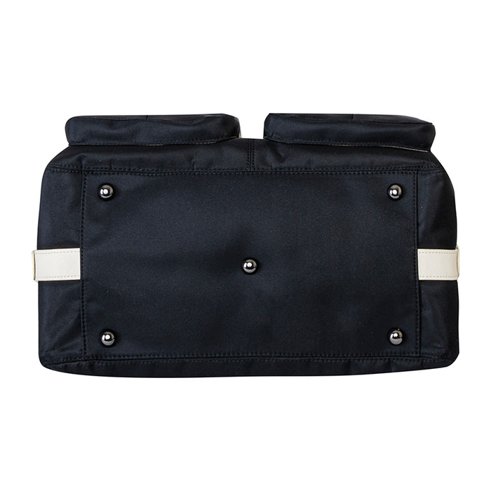 'Alice' Shoulder Bag Black and Cream - gr8x