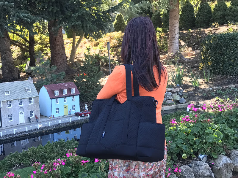 Lulu Neoprene Tote black - gr8x