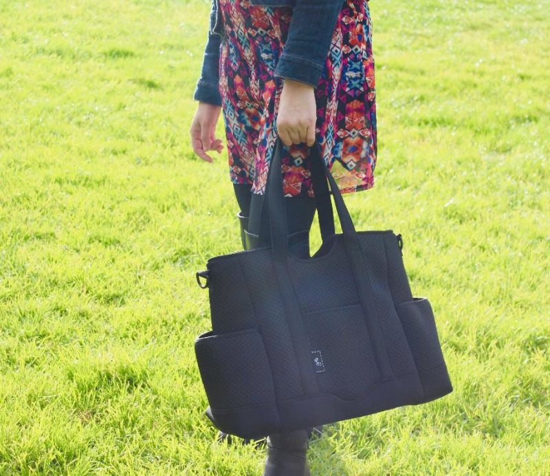 Lulu Neoprene Tote black - gr8x
