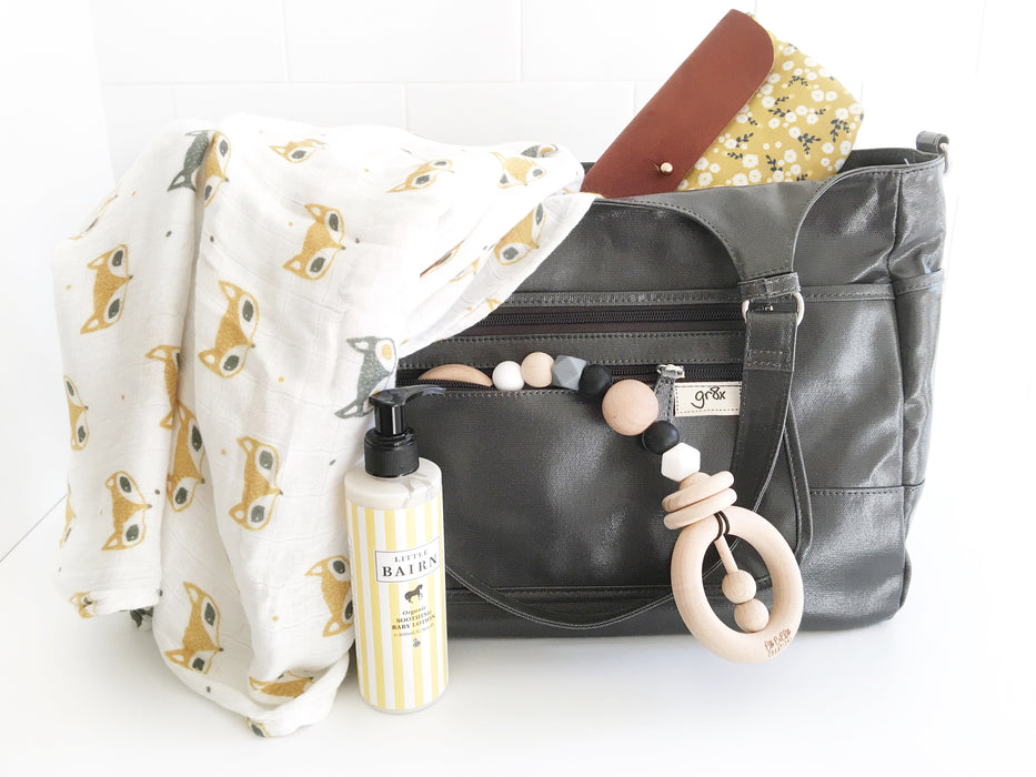 'Charlotte' Tote - Charcoal - gr8x