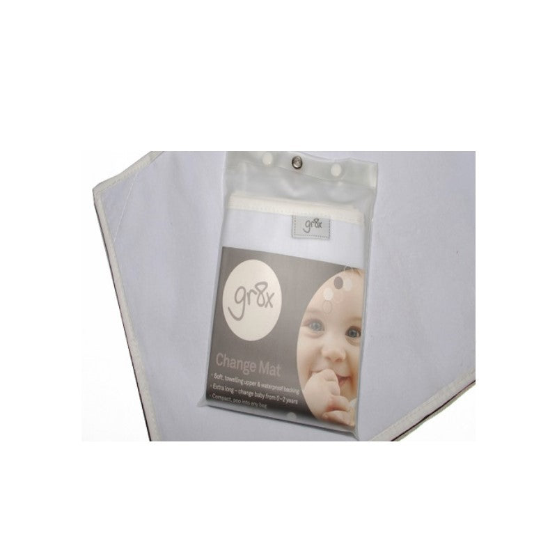 gr8x Great Expectations Baby Change Mat - White
