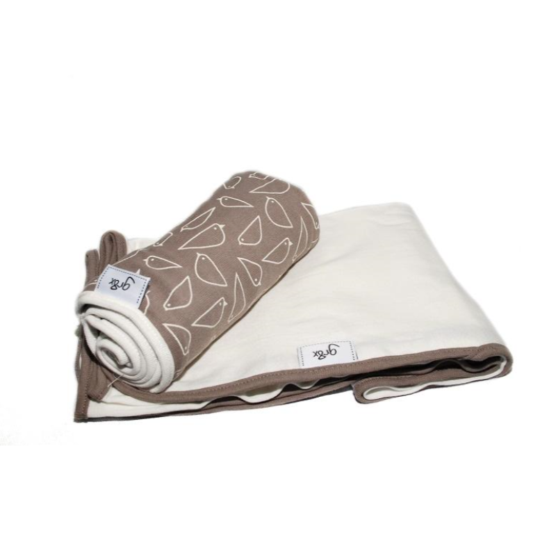 Birds Attraction Pebble Stone Double Stretch Swaddling Wraps