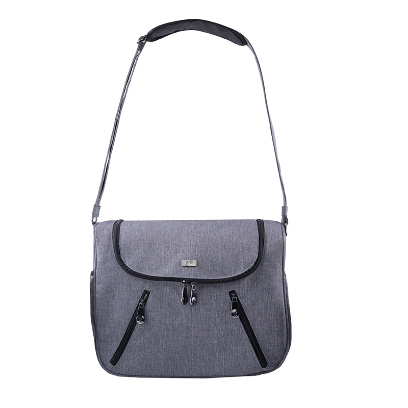 gr8x Great Expectations Zoe Nappy Bag - Snowflake Grey