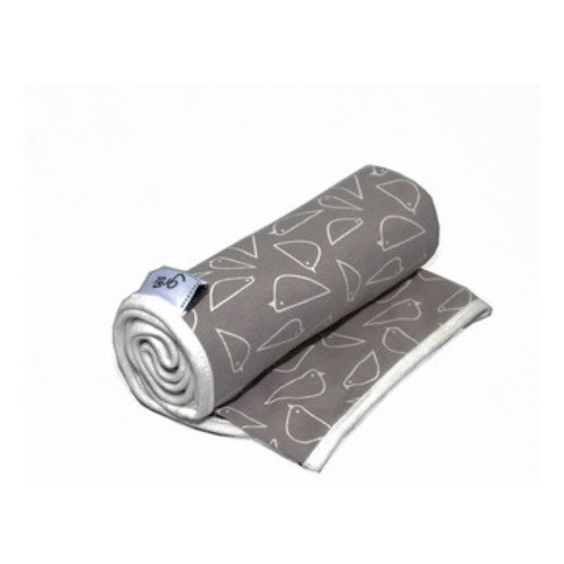 gr8x Great Expectations Birds Attraction Swaddle Wrap - Brown Single