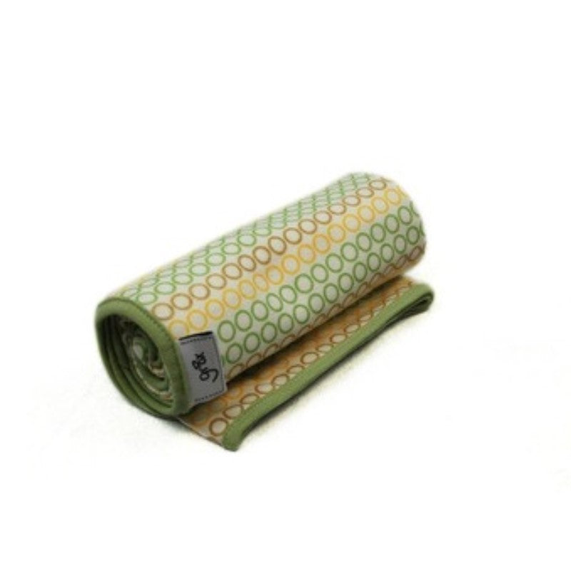 gr8x Great Expectations Ovals Nature Swaddle Wrap - Green Single