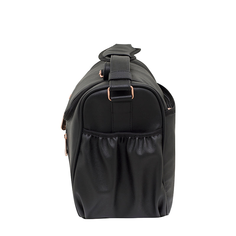 gr8x Great Expectations Zoe Vegan Leather Nappy Bag - Black