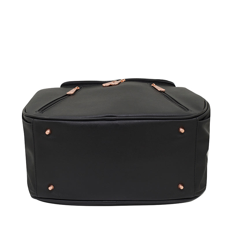 gr8x Great Expectations Zoe Vegan Leather Nappy Bag - Black