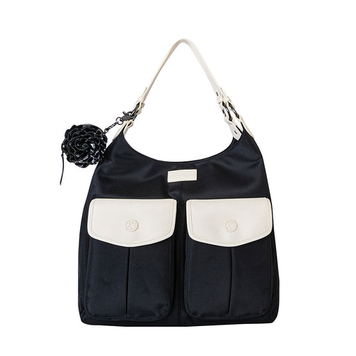 'Alice' Shoulder Bag Black and Cream - gr8x