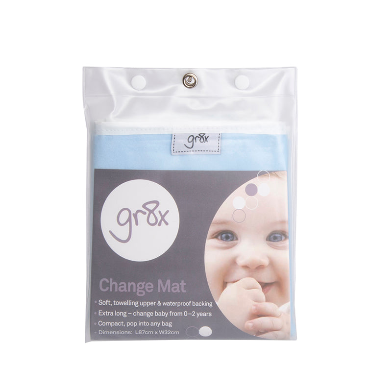 gr8x Great Expectations Baby Change Mat - Blue