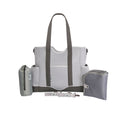 Lulu Neoprene Tote Two toned grey - gr8x