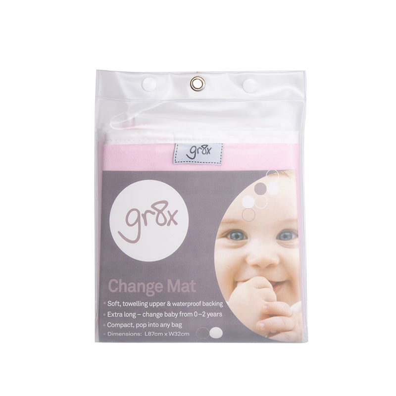 gr8x Great Expectations Baby Change Mat - Pink